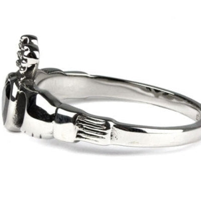 CLADDAGH STEEL RING