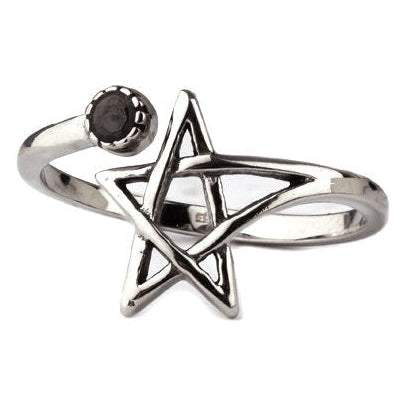PENTAGRAM STAINLESS STEEL RING