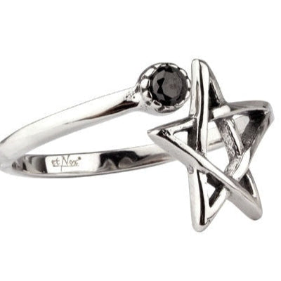 PENTAGRAM STAINLESS STEEL RING