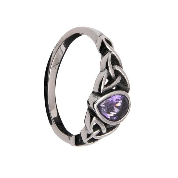 CELTIC DROP STEEL RING