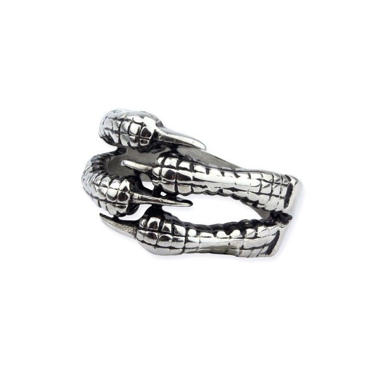 Since the ring is not completely closed, the size of the individual ring can be varied minimally. Width: approx. 1.3 cm, Material: stainless steel.