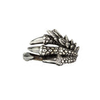 Dragon Claw Steel Ring - Bold Gothic Statement Jewelry
