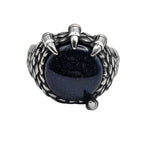STEEL RING CRYSTAL CLAW