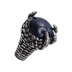 STEEL RING CRYSTAL CLAW