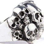 STAINLESS STEEL SKULLS RING