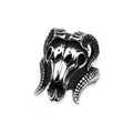 Ring Ram Head Height: approx. 3.0 cm, Material: stainless steel.