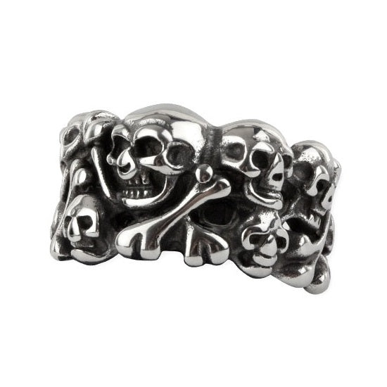 STAINLESS STEEL SKULLS RING
