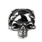 STEEL SKULL RING