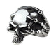 STEEL SKULL RING