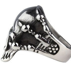 STEEL SKULL RING
