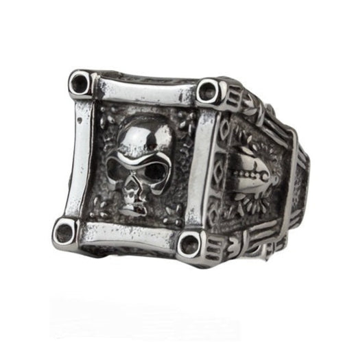 ANTIQUE LOOK SKULL RING
