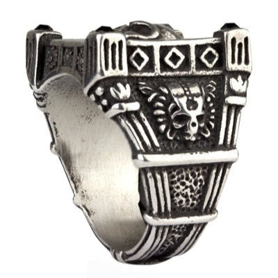 ANTIQUE LOOK SKULL RING