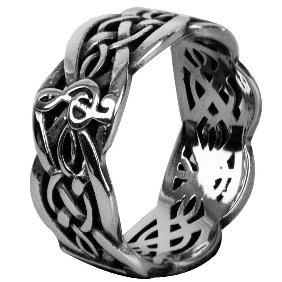 RING CELTIC CLEF