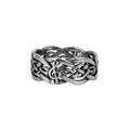 This Celtic knot and treble clef symbolize enduring connection and harmonious melody. Made of durable stainless steel, approx. 10 mm wide
