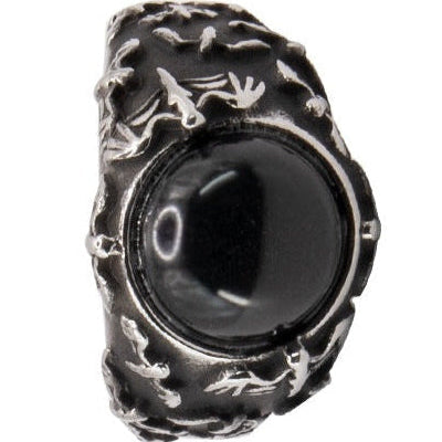 BLACK BAT STEEL RING