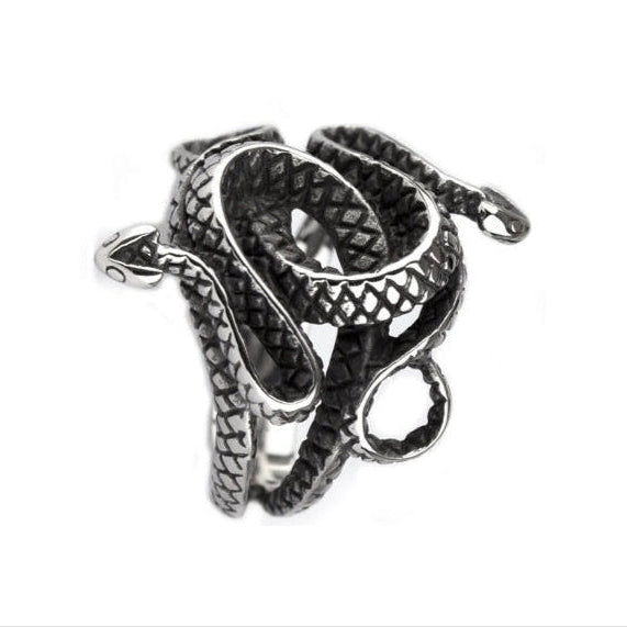 DOUBLE SNAKE RING