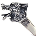 STAINLESS STEEL RING WOLF