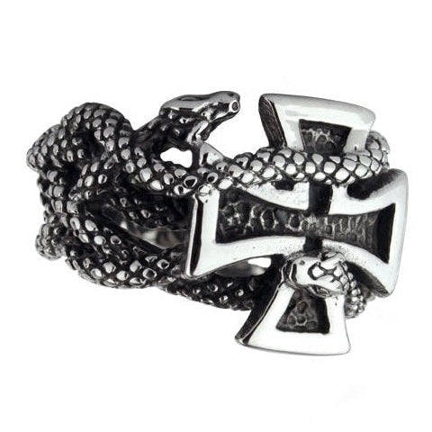 IRON CROSS STEEL RING