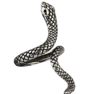 SNAKE RING WITH ZIRCONIA