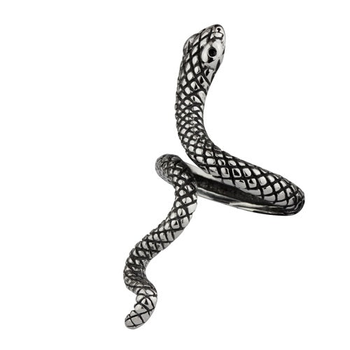 SNAKE RING WITH ZIRCONIA
