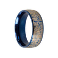 BLUE GRAFFITI RING