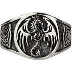 STAINLESS STEEL DRAGON RING