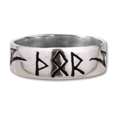 THOR'S RUNE STEEL RING