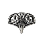 Bird skull steel ring