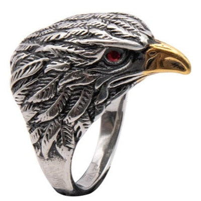 STAINLESS STEEL RING EAGLE