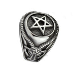 CELTIC PENTAGRAM STAINLESS STEEL RING