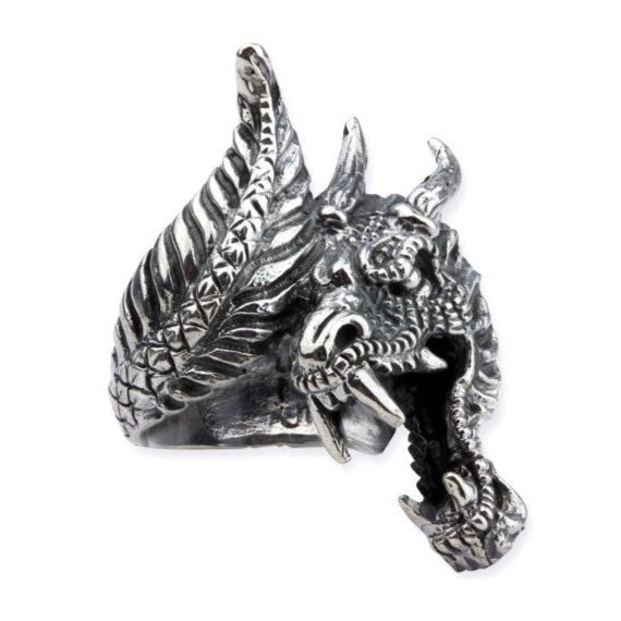 STAINLESS STEEL RING DRAGON