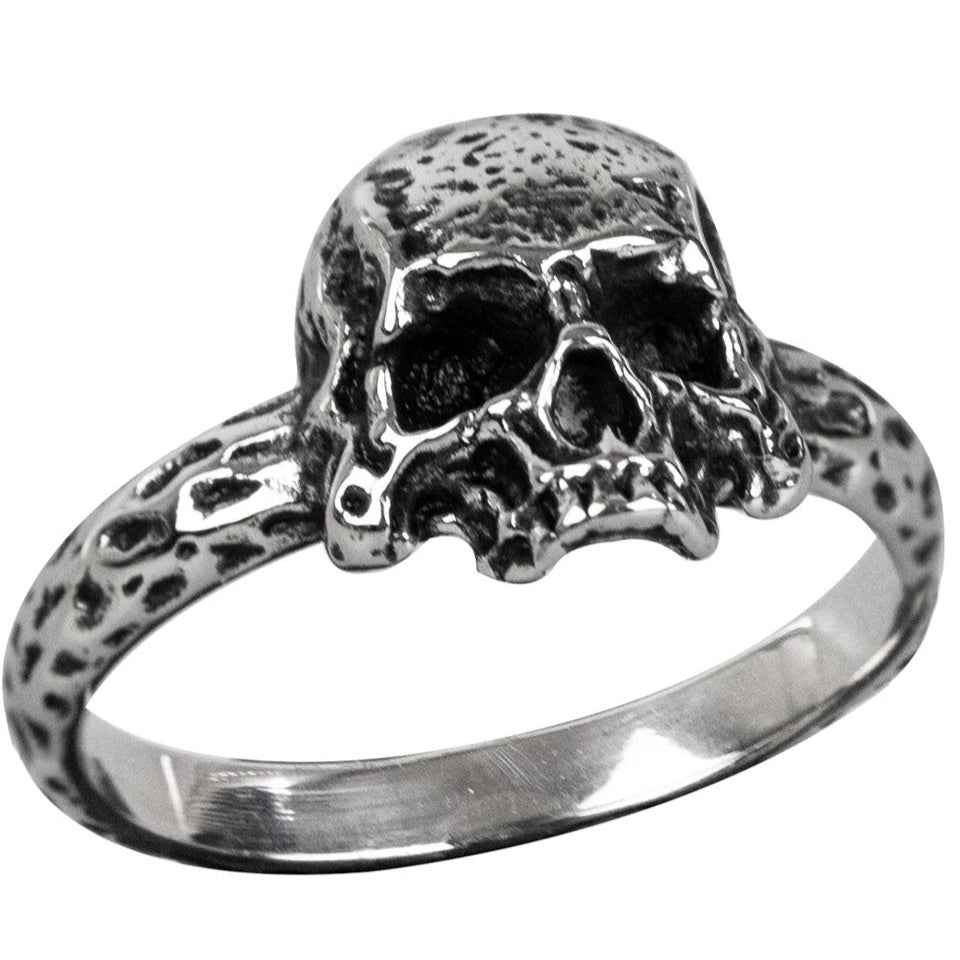 LITTLE SKULL STEEL RING