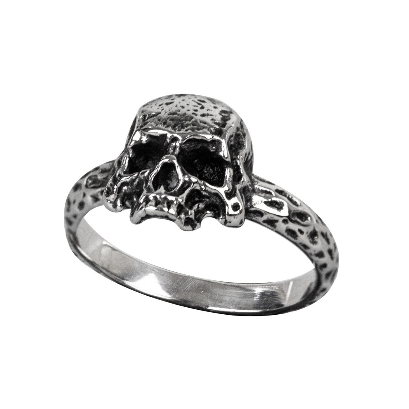 LITTLE SKULL STEEL RING