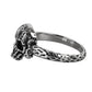 LITTLE SKULL STEEL RING