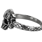 LITTLE SKULL STEEL RING