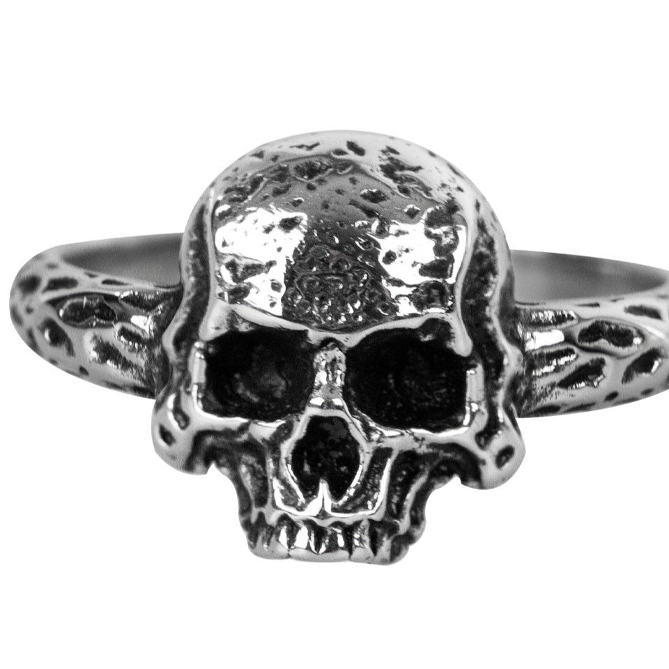 LITTLE SKULL STEEL RING