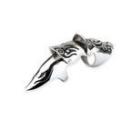 Ring length 86 mm, Material: stainless steel.