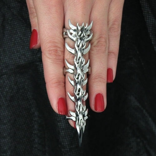 JOINT RING LONG FINGER METAL SPINE