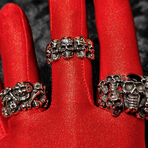 STEEL RING SKULLS