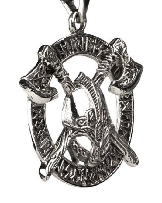 STERLING SILVER PENDANT VIKING AMULET