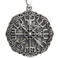 STERLING SILVER PENDANT VIKING COMPASS
