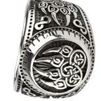 STERLING SILVER RING BEAR PAW