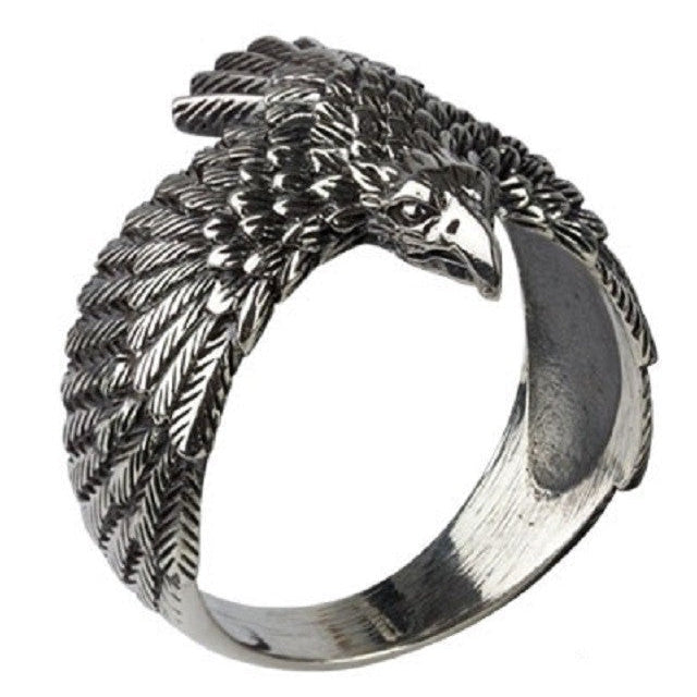STERLING SILVER RING EAGLE