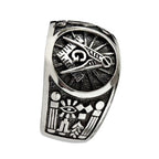 STERLING SILVER RING FREEMASON