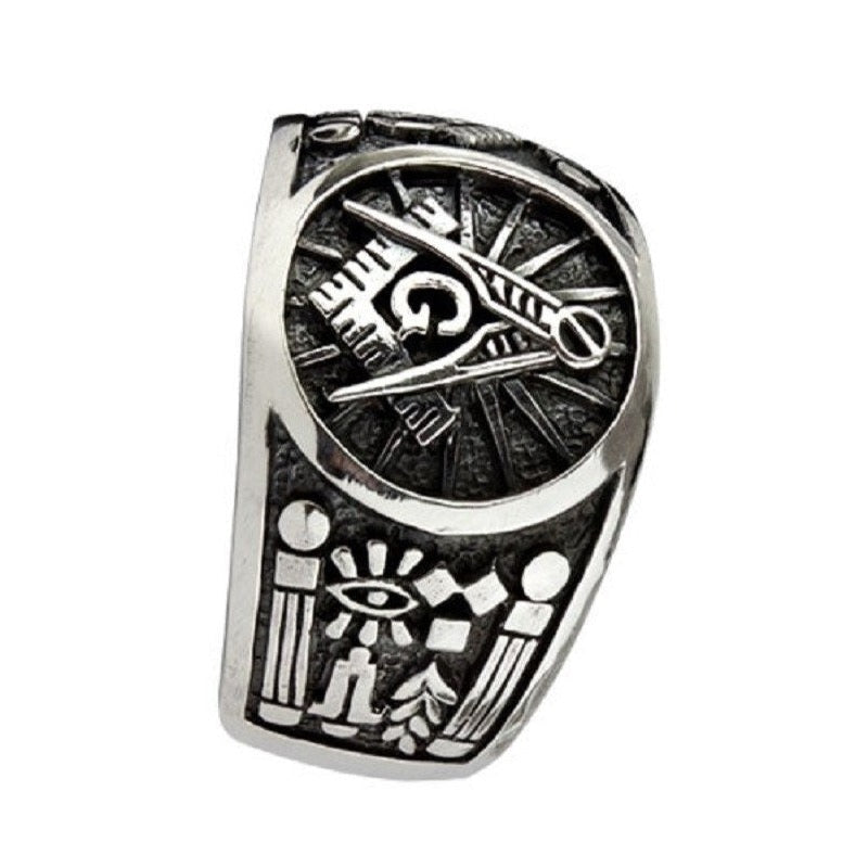 STERLING SILVER RING FREEMASON