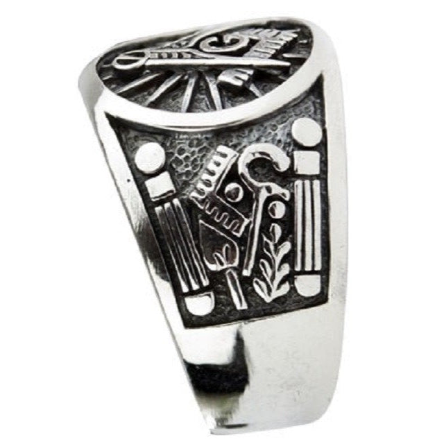 STERLING SILVER RING FREEMASON