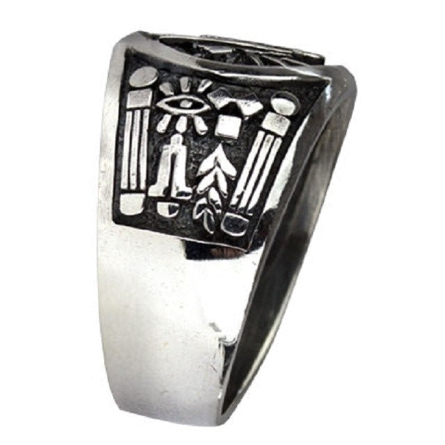 STERLING SILVER RING FREEMASON