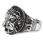 STERLING SILVER RING LION