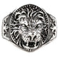 STERLING SILVER RING LION