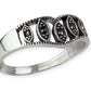 STERLING SILVER RING MARCASITE TIARA